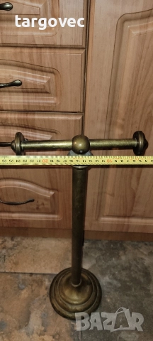 старинна стойка за Папагал бронз, снимка 2 - Антикварни и старинни предмети - 52599597