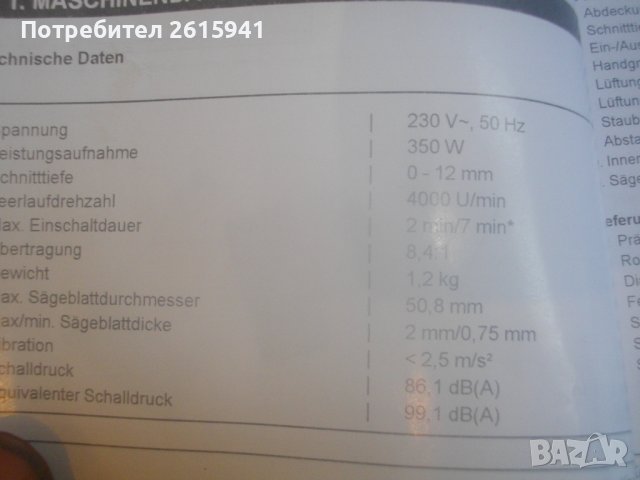 Немски Роторайзер-Ел.Мини Циркуляр За 1 Ръка-Рязане 0-12мм-Диск ф50,8мм-KING CRAFT KES350-Гъвкав Вал, снимка 5 - Други инструменти - 42495720