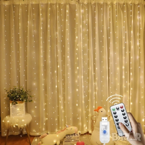 Коледни лампички с 300Led светлини