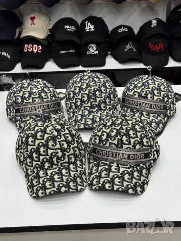 шапки с козирка prada fendi christian dior burberry , снимка 17 - Шапки - 51352804