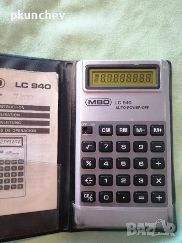 Ретро калкулатор MBO LC 940, снимка 1 - Друга електроника - 44367947