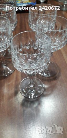 Френски  кристални чаши, снимка 2 - Чаши - 38597100