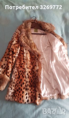 Атрактивно, ново дамско заешко кожухче, S , снимка 6 - Палта, манта - 35257629