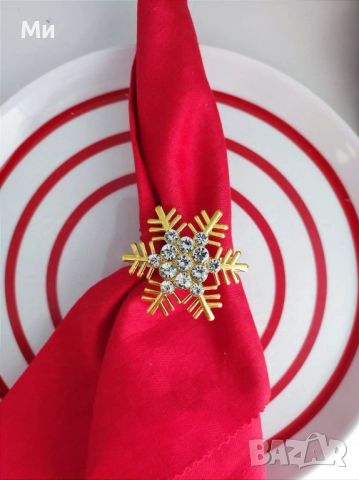 Пръстен за салфетки,украса,коледни,коледен, снимка 6 - Аксесоари за кухня - 38647021