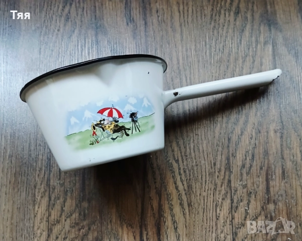 Емайлирана касерола с детски мотиви 