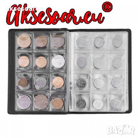 Кожен класьор албум с капачета за 120 монетни, пари, стотинки книга колекция марки жетони колекционе, снимка 4 - Нумизматика и бонистика - 35550963