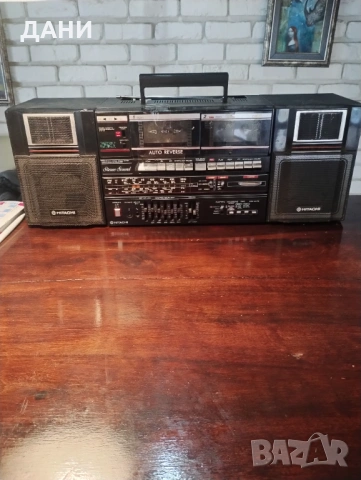 HITACHI MODEL-no-TRK-W550E двукасетъчен касетофон