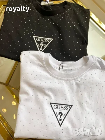 Памучни дамски тениски Guess , снимка 3 - Тениски - 50405591
