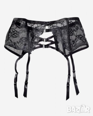 Petite Fleur gold L, XL-Луксозен колан с жартиери с отвесни банели , снимка 2 - Бельо - 39450069