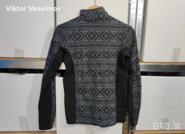 Kari Traa Дамска Поларена Горница Размер S Сива С дълъг Ръкав, снимка 2 - Якета - 52337135