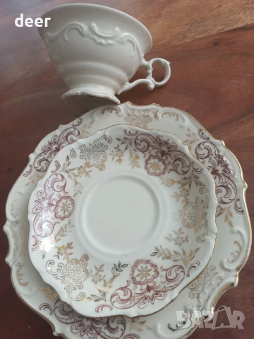 Баварска старина порцеланова чаша, снимка 5 - Чаши - 50941707