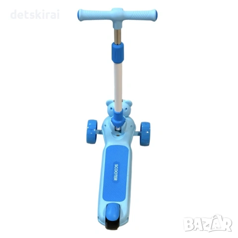 Сгъваема музикална тротинетка мече, снимка 3 - Скутери и тротинетки - 54056825