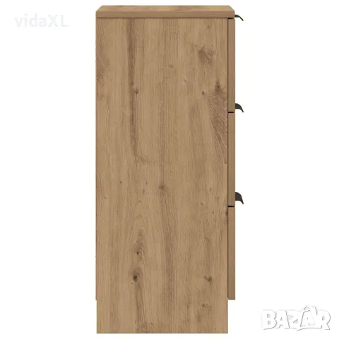vidaXL Шкафове 2 бр. дъб Artisan 30x30x70 cm Инженерна дървесина, снимка 7 - Бюфети - 56148348