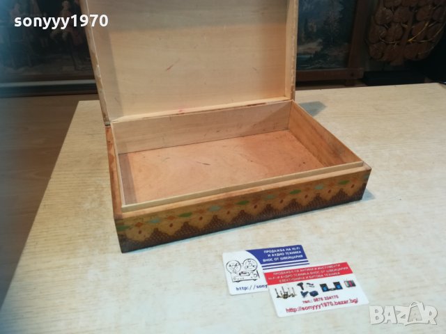 голяма стара дървена кутия 0511201307, снимка 8 - Колекции - 30683239
