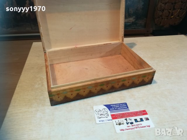 голяма стара дървена кутия 0511201307, снимка 8 - Колекции - 30683239