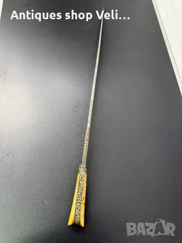 Автентичен ятаган №7985 , снимка 3 - Антикварни и старинни предмети - 53901962