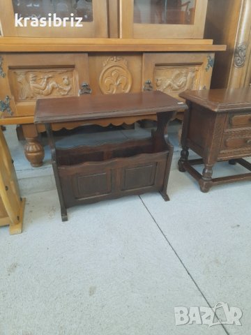 Масичка с поставка за вестници Германия, снимка 2 - Маси - 38243890