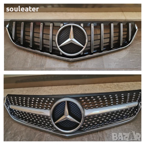 Решетка/маска с емблема за W204/W212/W207/W203 различни видове, снимка 4 - Аксесоари и консумативи - 46910600