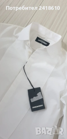 DQUARED2 Cotton Made In Italy Mens Size 50 / L НОВО ! ОРИГИНАЛ! Мъжка Риза!