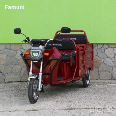 Електрическа товарна триколка GoPro 2000W Червена, снимка 2 - Мотоциклети и мототехника - 54144991