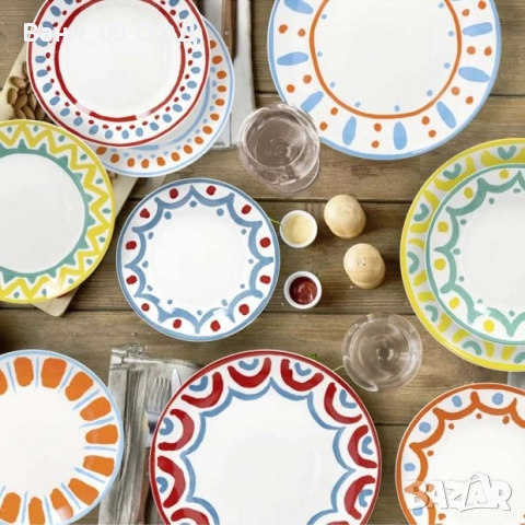 Красив сервиз за хранене, снимка 2 - Сервизи - 52636187