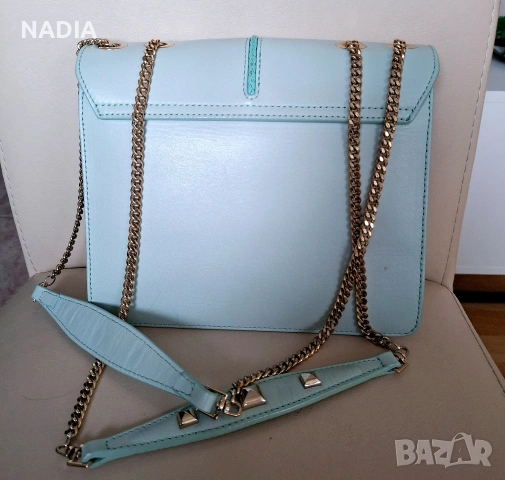 Светло синя чанта на Patrizia pepe, снимка 3 - Чанти - 54246621