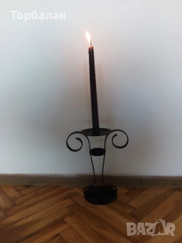 Свещник от ковано желязо от соц-а