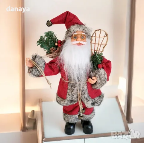 2593 Декоративна коледна фигура Дядо Коледа, 30см