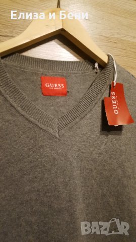 нов с етикет Оригинален марков пуловер Guess, снимка 2 - Пуловери - 35363331