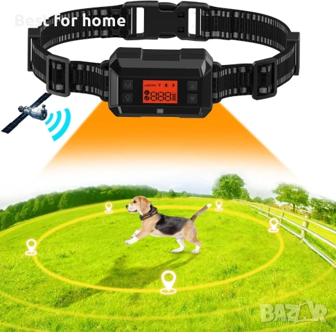  POIIOPY Безжична GPS ограда, нашийник за кучета от 3-то поколение