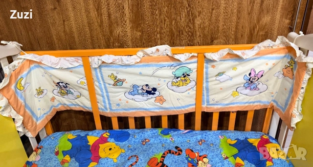 Детски матрак, протектор,  обиколници, чаршаф с ластик, снимка 7 - Кошарки - 52267905