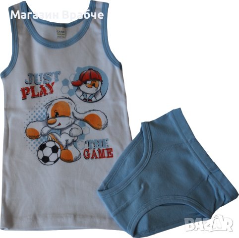 Комплект потник и слип за момче, снимка 1