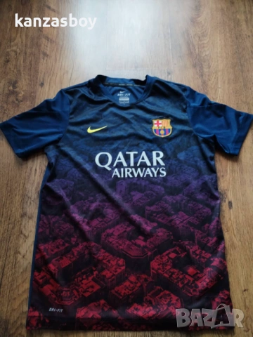 Nike Barcelona Training Jersey Football Shirt - юношеска футболна тениска 147-158см., снимка 5 - Детски тениски и потници - 53288228
