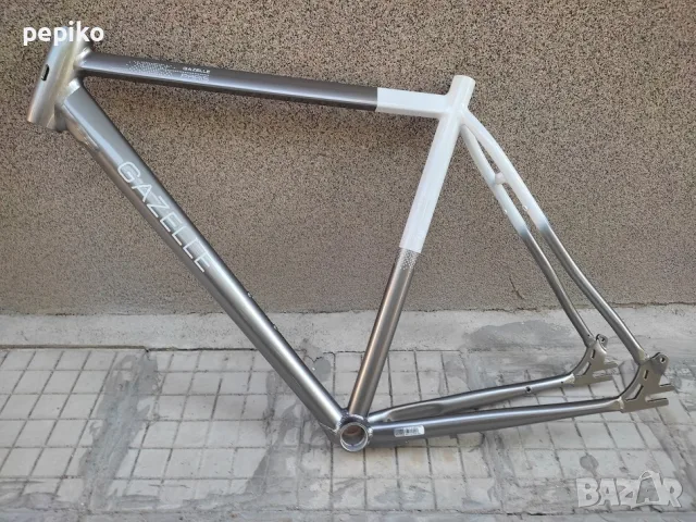Продавам колела внос от Германия НОВА оригинална алуминиева рамка GAZELLE PARIS 28 цола 1.950КГ,, снимка 11 - Части за велосипеди - 55771088