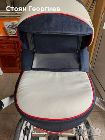 Използвана бебешка количка Adamex Marcello 3в1, снимка 2 - Детски колички - 54323037
