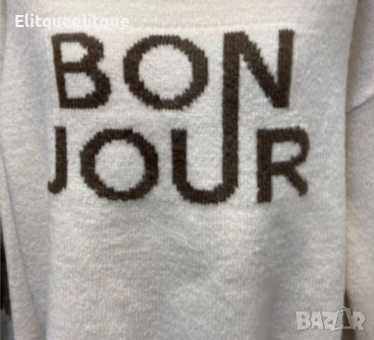 пуловер bonjur, снимка 4 - Блузи с дълъг ръкав и пуловери - 52406195