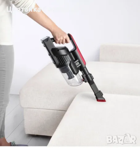 Ръчна прахосмукачка Taurus Crossback All-Over, LED, 2 Perri, ECO/TURBO, 45 мин., 600 ml, Червена, снимка 2 - Прахосмукачки - 49131956