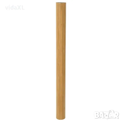 vidaXL Параван за стая, бамбук, цвят натурален, ширина 250 см, височина 165 см, снимка 4 - Паравани - 56146319