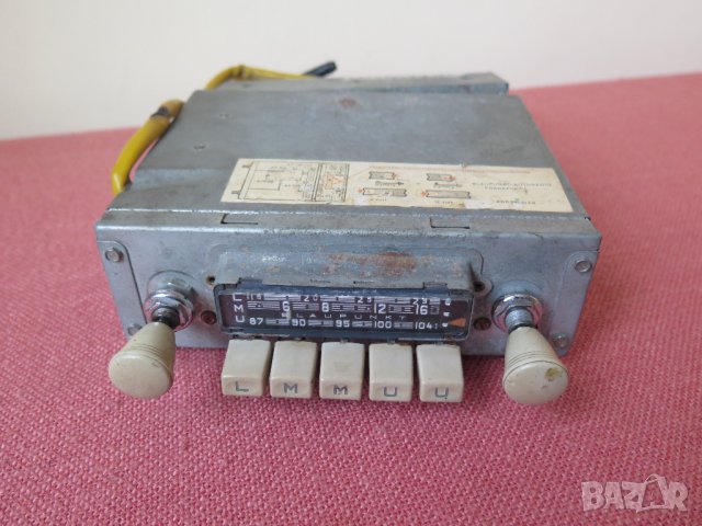 Blaupunkt Frankfurt  1964-65г авторадио, снимка 2 - Радиокасетофони, транзистори - 35632100