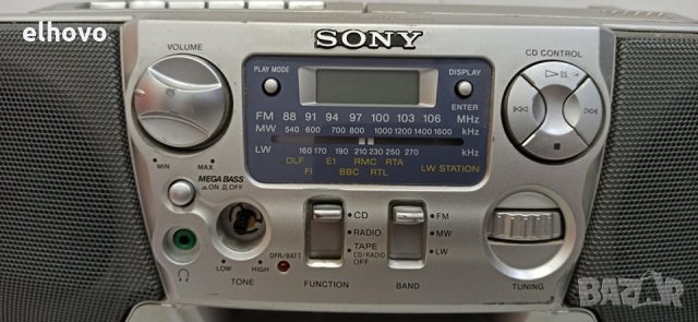 Радиокасетофон CD SONY CFD-V31L, снимка 2 - Радиокасетофони, транзистори - 30928968