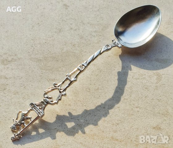 Комплект изящни сребърни лъжички за кафе, снимка 3 - Антикварни и старинни предмети - 39209750