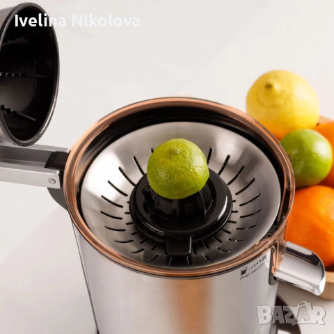 Професионална сокоизстисквачка Taurus Easy Press 1000 Legend – 1000W AC мотор и неръждаема стомана, снимка 9 - Сокоизстисквачки и цитрус преси - 52431626