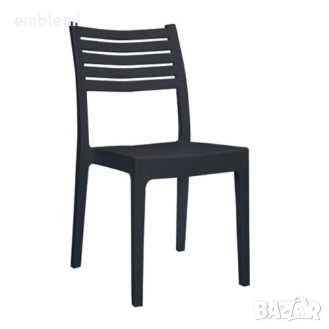 Стол трапезен градински OLIMPIA Черен, снимка 2 - Столове - 44277208