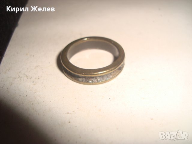 СТАР БРОНЗОВ ПРЪСТЕН ХАЛКА РЪЧНА ИЗРАБОТКА За КОЛЕКЦИЯ 17515, снимка 7 - Антикварни и старинни предмети - 31309563