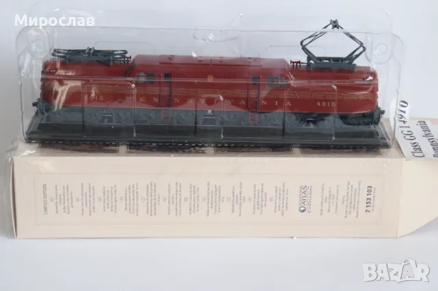 H0 1/87 ATLAS PENNSYLVANIA 1941 ЛОКОМОТИВ ВЛАК ВЛАКЧЕ ЖП
