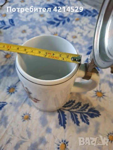 Немска порцеланова халба, снимка 6 - Колекции - 52427852