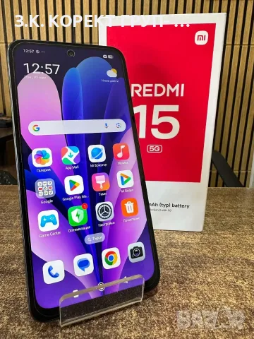Xiaomi Redmi 15 5G – 256GB / 8GB RAM – Като нов, снимка 2 - Xiaomi - 55950250