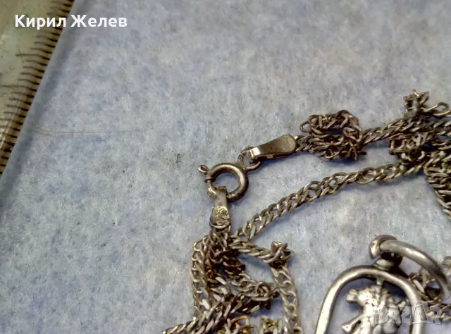 АЖУРЕН СРЕБЪРЕН МЕДАЛЬОН с ЕГИПЕТСКИ СИМВОЛИ със СРЕБЪРНА ВЕРИЖКА СРЕБРО 925 РЪЧНА АРТ РАБОТА 34641, снимка 9 - Колиета, медальони, синджири - 50024539