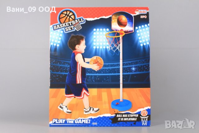 Детски баскетболен кош с мини баскетболна топка, снимка 6 - Играчки за стая - 40825844