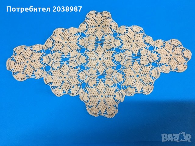 бродиран комплект за сервиране в зелен цвят-4лв други ръчно плетени неща, снимка 5 - Декорация за дома - 25882825